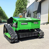 New Arrival Mini Farm Flail Lawn Mower 800mm 1000mm 1200mm RC Home Robotic Diesel Power Crawler Lawn Mower for Grass Cutting
