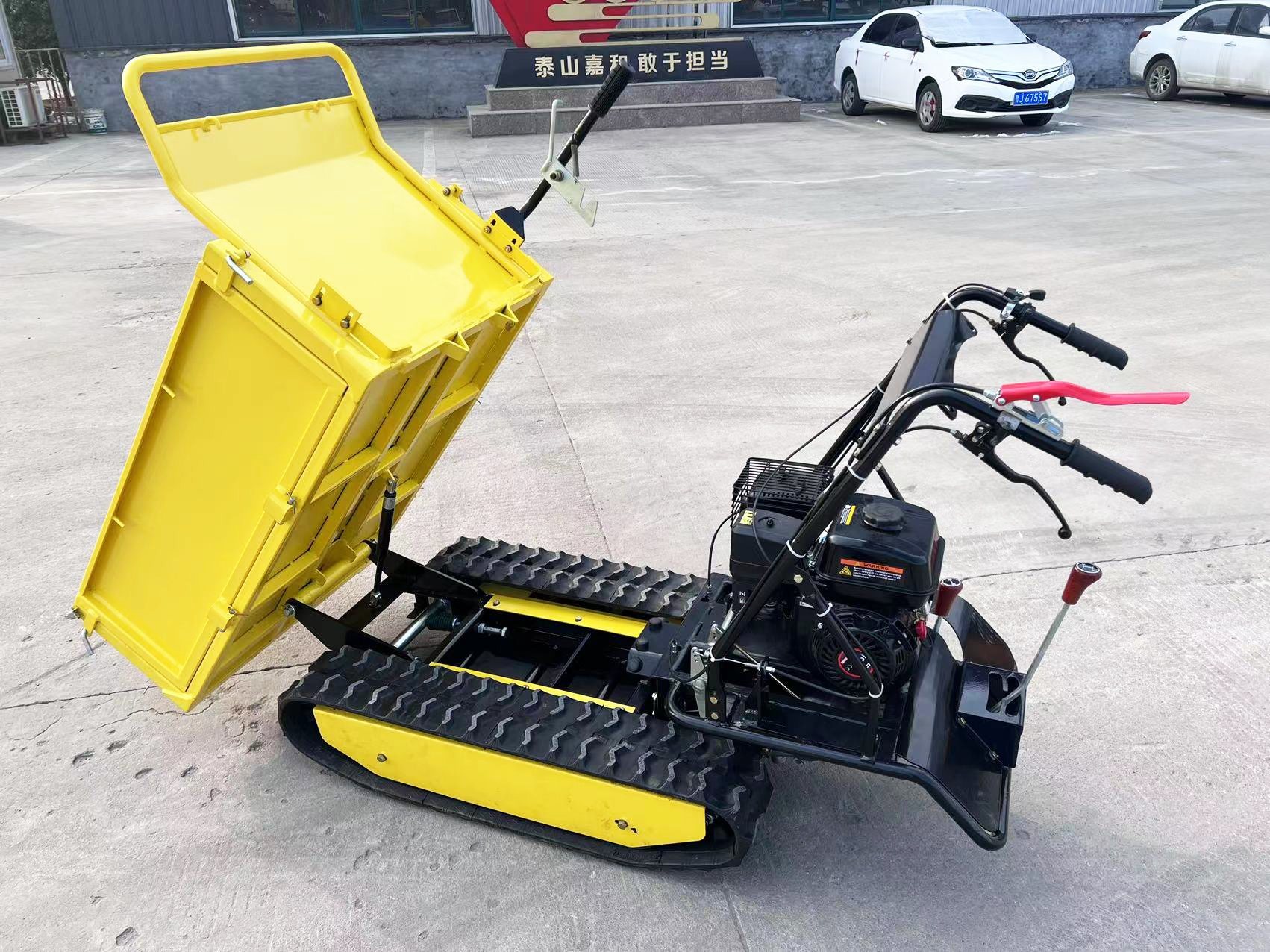 OEM Mini Crawler Dumper Trucks Rubber 0.5 1 3 Tons Factory Crawler Transporter Dumper