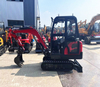 OEM Chinese Mini Excavator 2 Ton 1 Ton 1.7 Ton Digger Cabin Mini Excavator for Sale