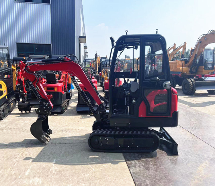 OEM Chinese Mini Excavator 2 Ton 1 Ton 1.7 Ton Digger Cabin Mini Excavator for Sale