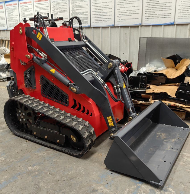 Manufacture Track Mini Skid Steer Loader Wheel Loader with Track for Sale