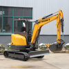 3.5 Ton Mini Excavator Mini Digger CE/EPA China Wholesale Excavadora 1 Ton 2 Ton Prices Thumb Bucket for Sale