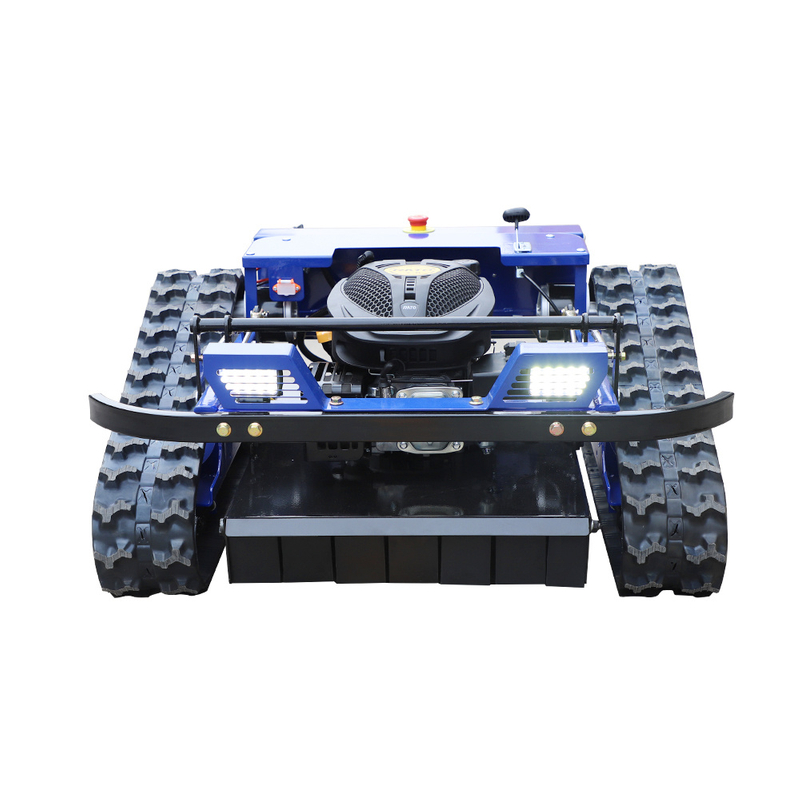 Low Price High Quality Crawler Lawn Mower Radio Controlled Robot Mower with Snow Shovel Optional