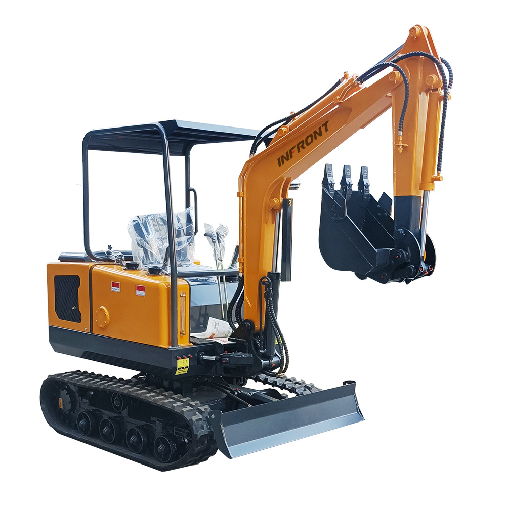 1.8ton Small Digger Hydraulic Kubota 3-Cylindrig Motor 2ton Mini Excavator for Garden
