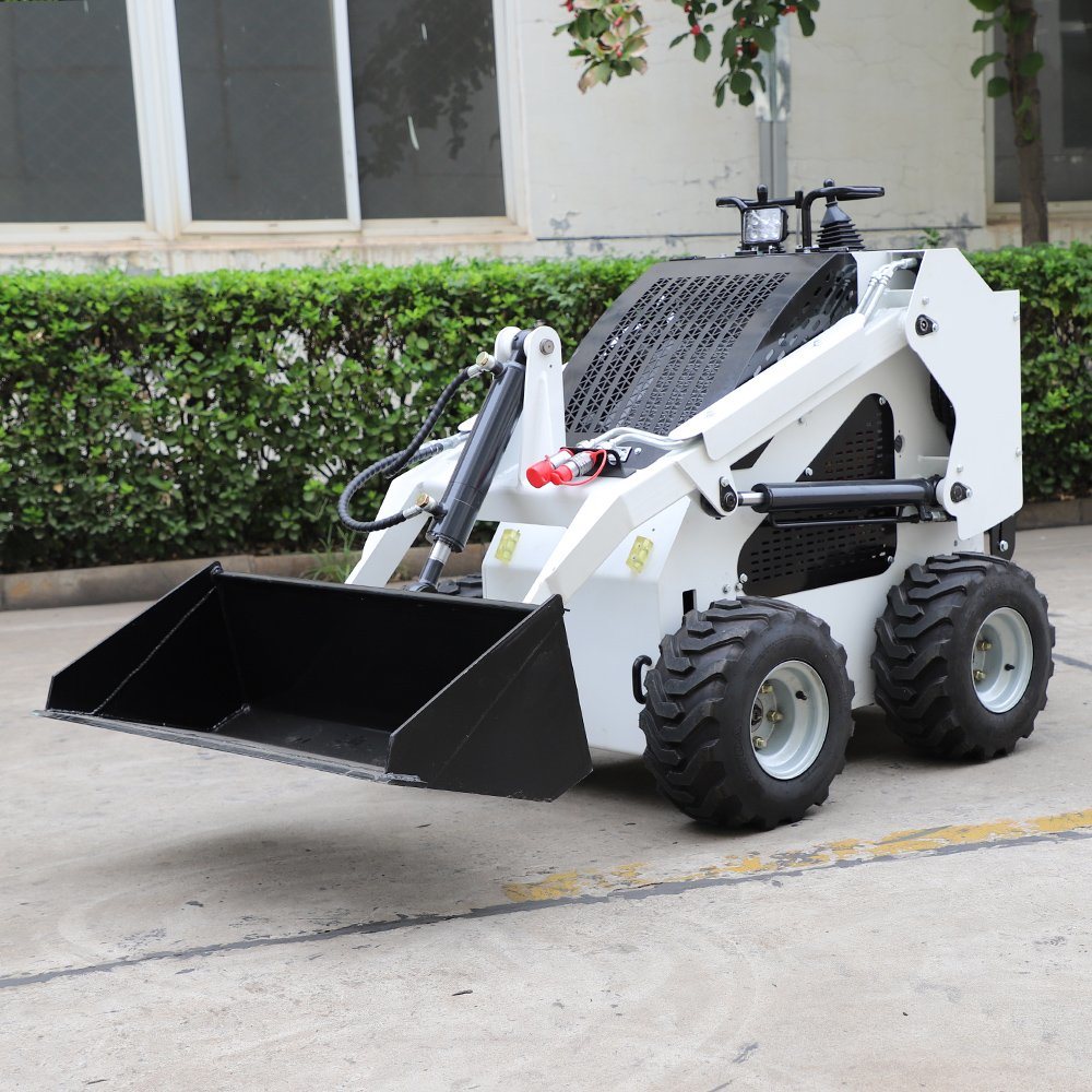 China Factory Mini Skid Steer Loader Wheel Loader with Bucket