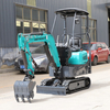 3.5 Ton Mini Excavator 1 Ton 2 Ton Famous Engine Digger Excavator Mini Pelle Chinese Used Small Excavator Machine