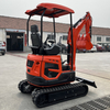 Chinese New Mini Crawler Digger Excavator Machine Minibagger CE EUR EPA Engine 1 2 2.5 3.5 Ton Mini Excavator