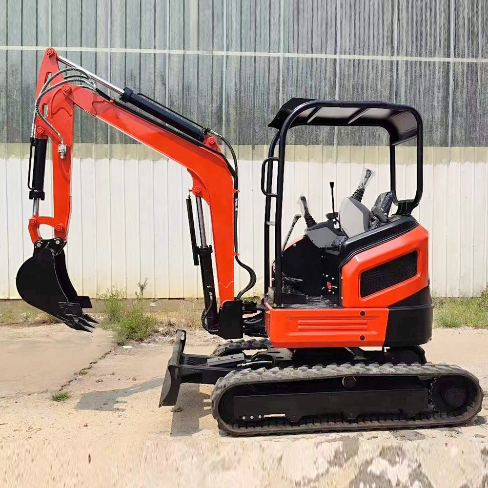 Factory Supply 0.8 1.2 1.5 2 Tons Digging Machine Mini Size Crawler Drive Digger High Quality Excavators