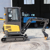 Factory Outlet Small Size 0.8 Ton 1 Ton Crawler Excavator with OEM Customization