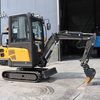 Factory Outlet Small Size 0.8 Ton 1 Ton Crawler Excavator with OEM Customization