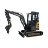 Factory Straight Hair 1.2 Ton 2.5 Ton 3 Ton 3.5 Ton Mini Excavator with Big Arm Side Swing and Chassis Telescopic