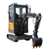 Factory Straight Hair 1.2 Ton 2.5 Ton 3 Ton 3.5 Ton Mini Excavator with Big Arm Side Swing and Chassis Telescopic