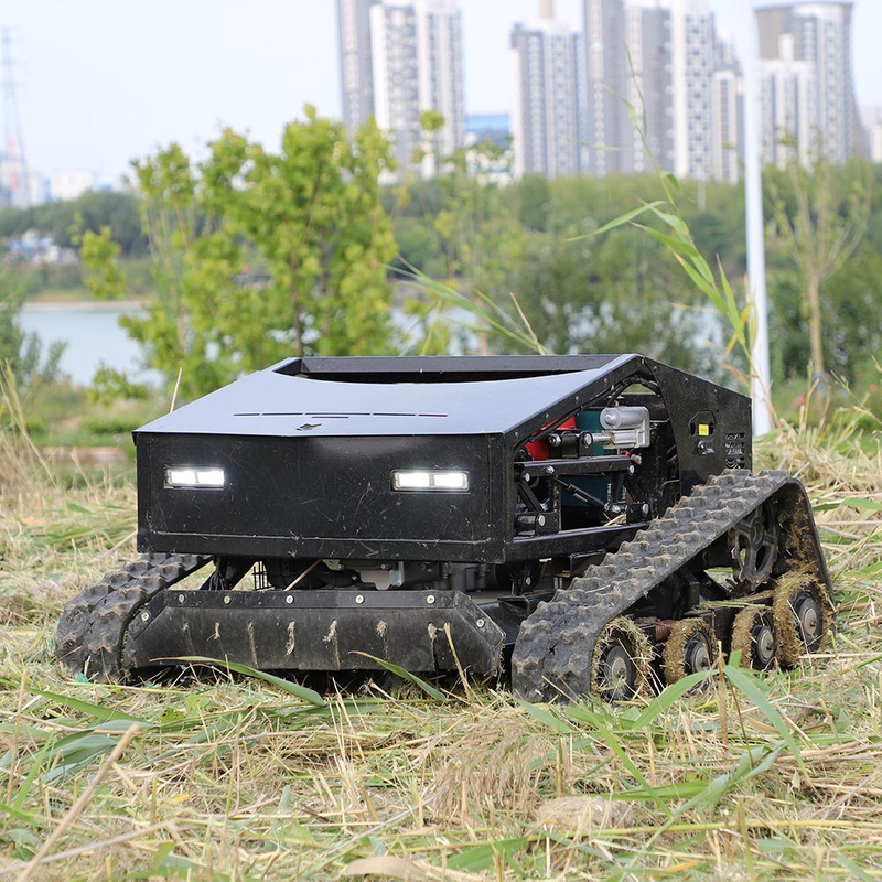 Robot Mini Cheap Cutting Grass Machine Remote Control Lawn Mower with Snow Shovel