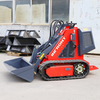 EPA Certified Small Skid Steer Front Crawler Type Mini Skid Steer Loader with Reliable Wheel Type Engine Motor Pump for Farms