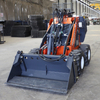 Free Shipping Cheap EPA Engine Wheel Loader Diesel Mini Skid Steer Track Loader with Track