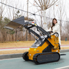 China Mini Skid Steer Loader with Imported Gasoline Engine High Quality Cheap Price Multi-Functional Loader for Sale