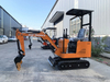 Hydraulic Excavator Mini Excavators 1 T 1.5 Ton 2 Ton Small Garden Digger Excavator