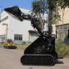 Small Mini Diesel 1 Ton Wheel Crawler Skid Steer Loader Used Loaders