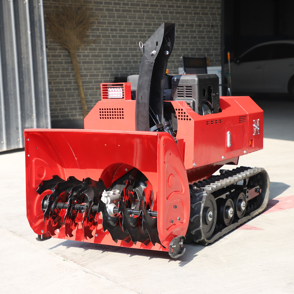 Winter Snow Cleaning Machine Tracked Remote Control Snow Blower