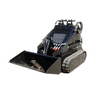 New Hydraulic Mini Wheel Crawler Loader Skid Steer Loader with 380kgs Loading Capacity