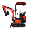 High Quality Multifunction 1 Ton 1.2 Ton Hydraulic Pilot Bagger Digger Mini Excavators for Sale