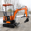 Chinese Brand Garden Agriculture Mini Crawler 1.2 Tons Excavator