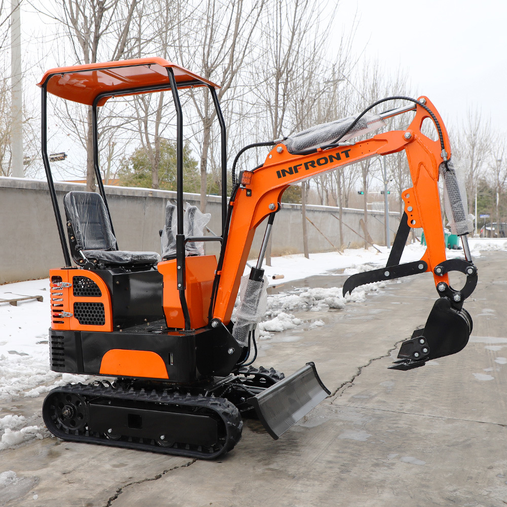 Chinese Brand Garden Agriculture Mini Crawler 1.2 Tons Excavator