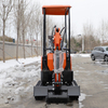 Chinese Brand Garden Agriculture Mini Crawler 1.2 Tons Excavator