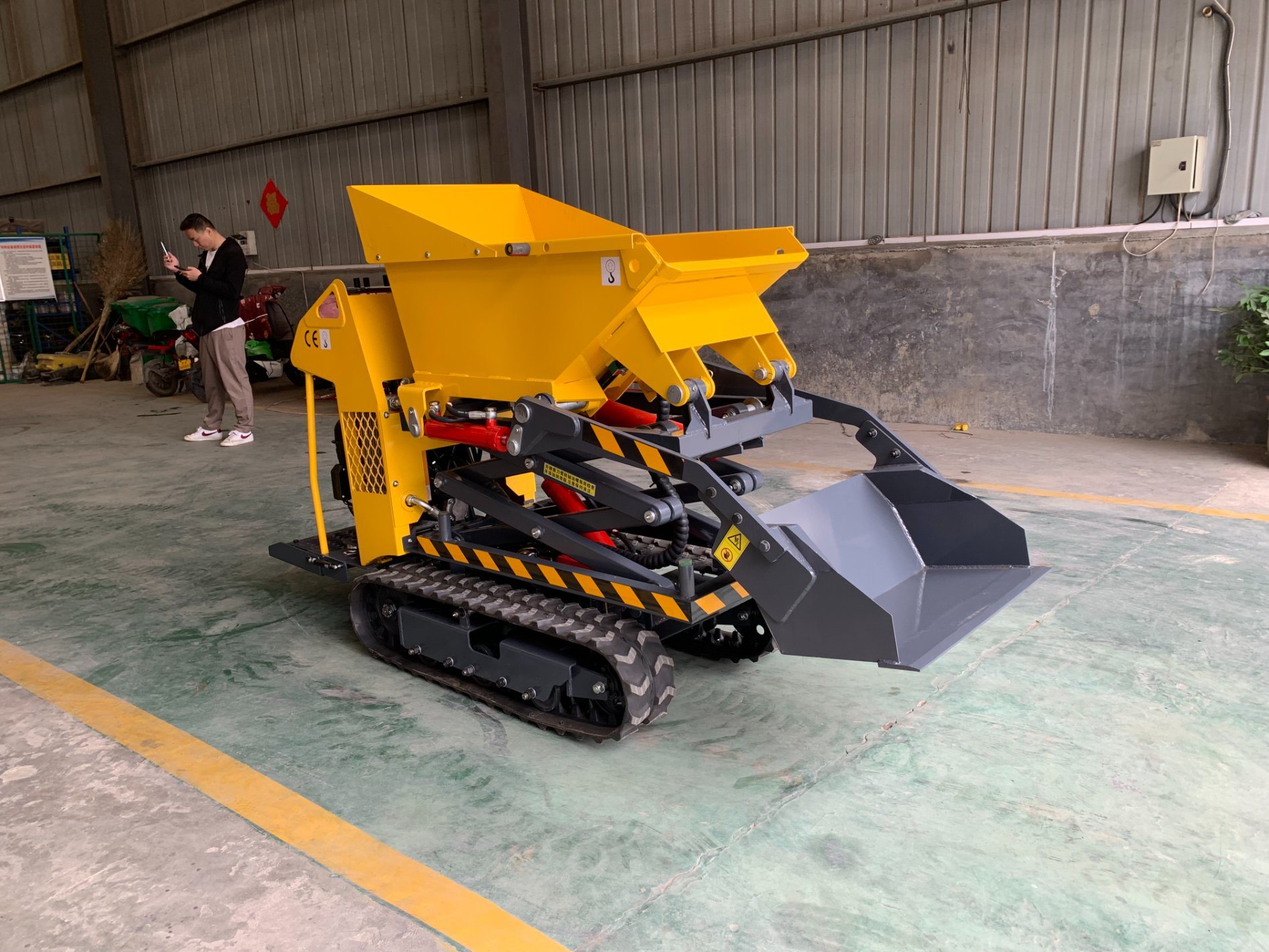 High Quality 350kg Small Transport Vehicle Construction Machinery Mini Dumper