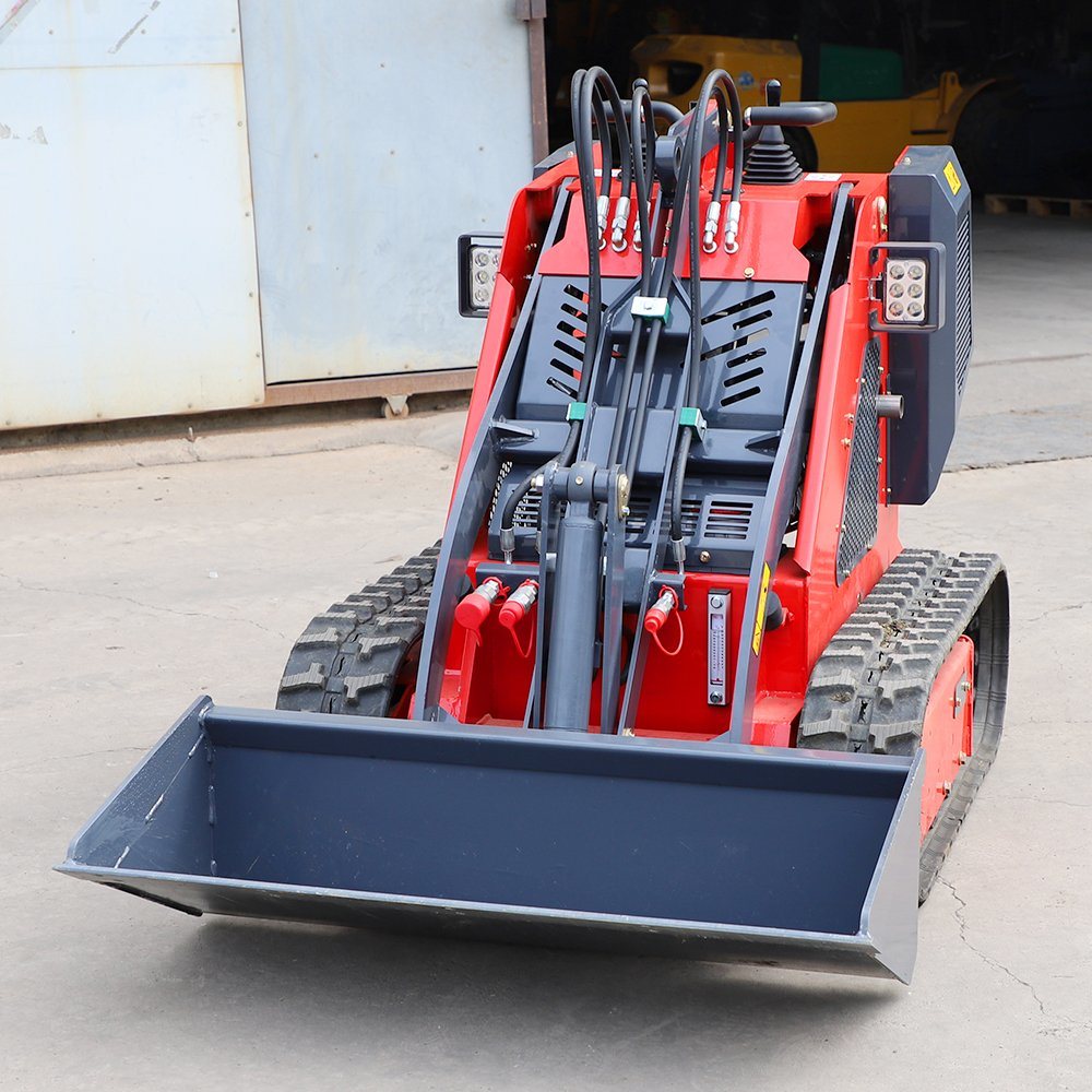 China Brand New Agricultural Construction Machines Compact Mini Skid Steer Loader with Track for Sale