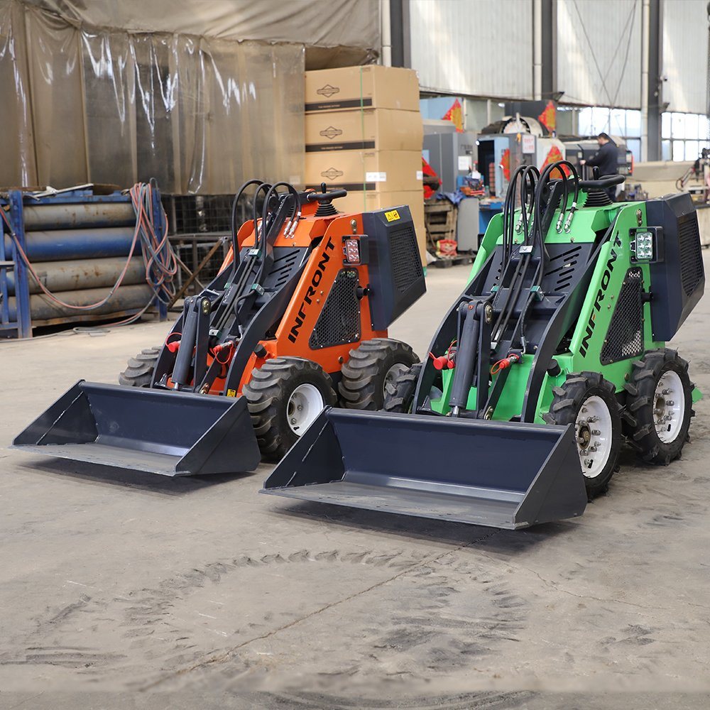 Small Skid Steer Loader Sk650 300kg 23HP Customized Dingo Tracked Front End Mini Skid Steer Loader