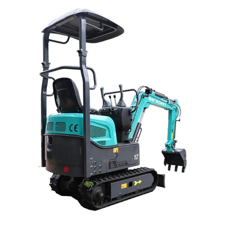1.2 Tons Tailless Model Mini Digger Bagger Rubber Track Drive with Cheap Price Mini Construction Machinery for Sale