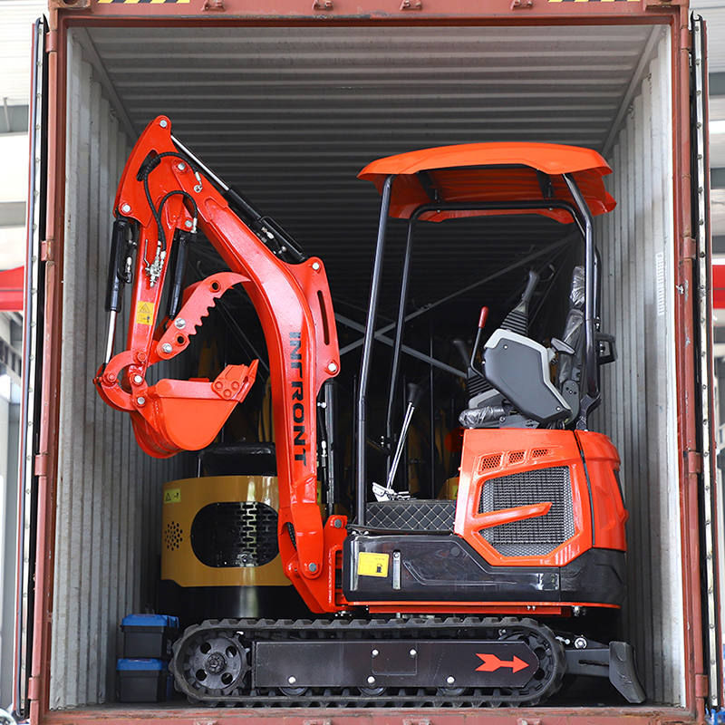 Free Shipping Home Mini Excavator Machinery New Crawler Digger 1 Ton 2 Ton EURO 5 Epa Kubota Engine Crawler Excavators 3.5 Ton