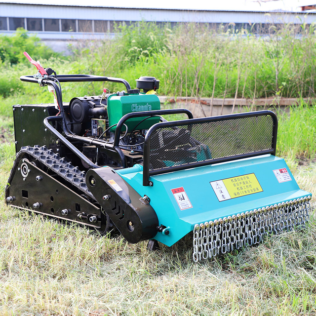 Hot Selling Type Grass Cutter Cutting Width 550 Mm Remote Control Crawler Lawn Mower With CE/EPA/EURO 5