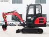 OEM Chinese Mini Excavator 2 Ton 1 Ton 1.7 Ton Digger Cabin Mini Excavator for Sale