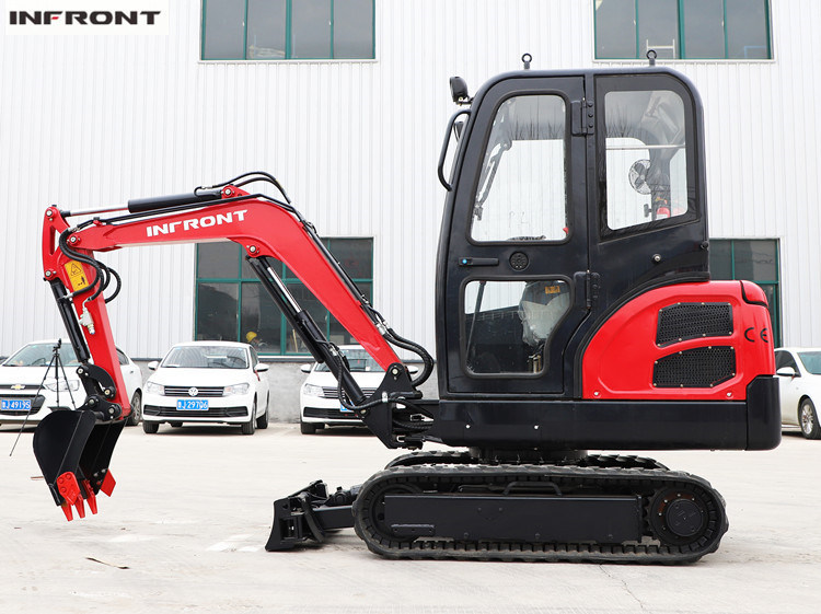 OEM Chinese Mini Excavator 2 Ton 1 Ton 1.7 Ton Digger Cabin Mini Excavator for Sale
