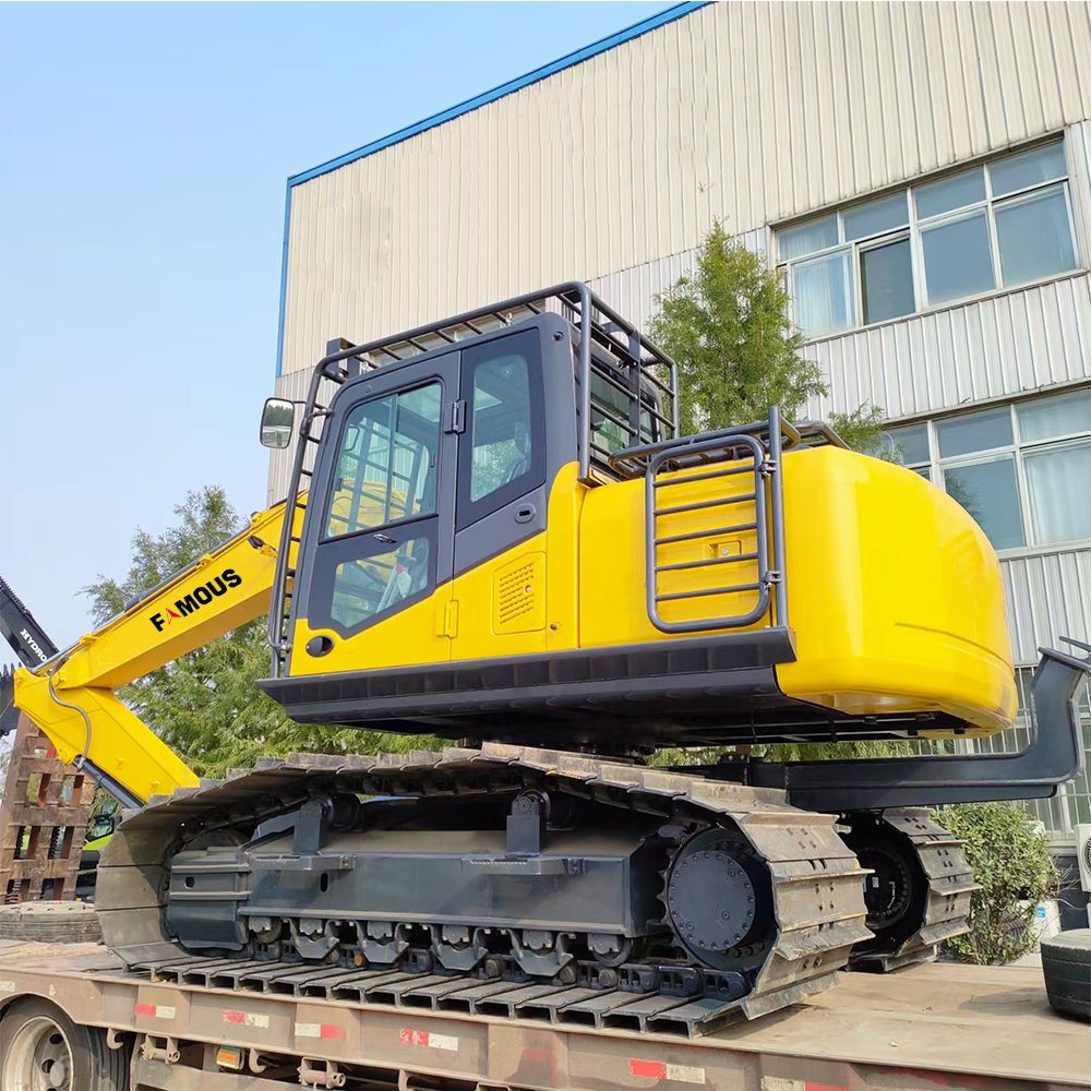 Factory Straight Hair 15 Tons of Medium Excavator for Construction
