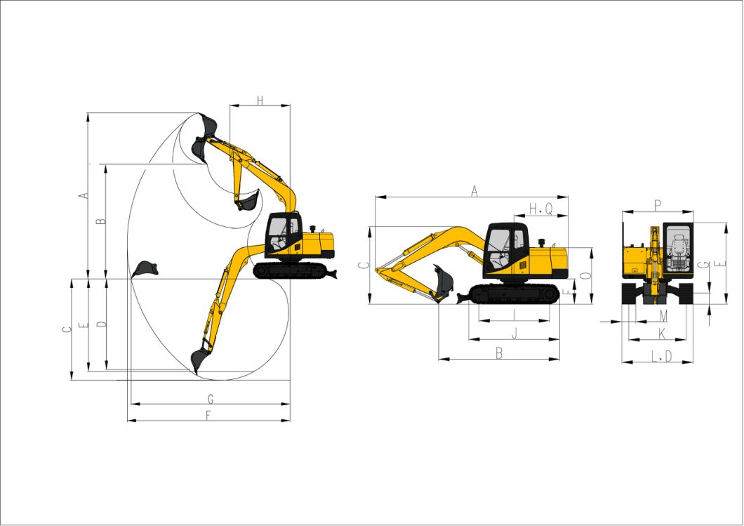 Shantui′s Latest High-End Se135 13.5 Tons Medium Excavator