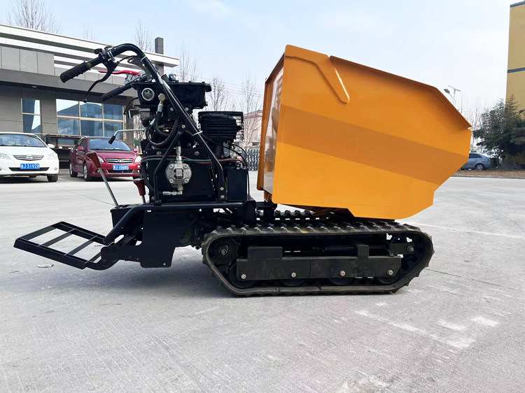 Mini Dumper Tracked Motor Wheelbarrow Track Site Dumper for Farm Work Mini Crawler Dumper Truck