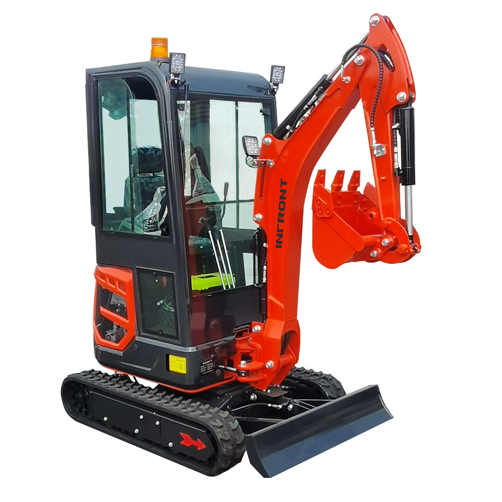 Hot Sale China 1.8 Ton Cheap Koop Engine Mini Cabin Excavator Digger with Quick Hitch/Hydraulic/Crawler/CE/Diesel Gasoline/