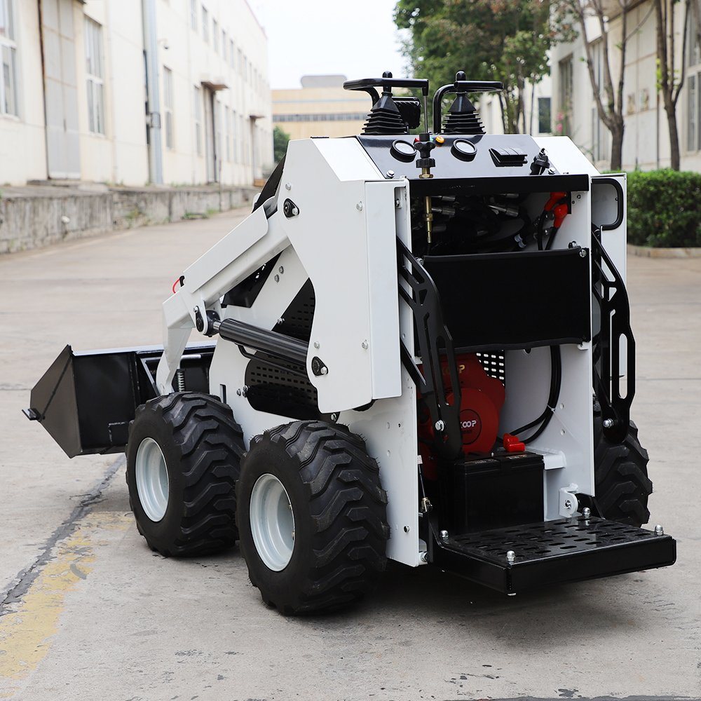 China Factory Mini Skid Steer Loader Wheel Loader with Bucket