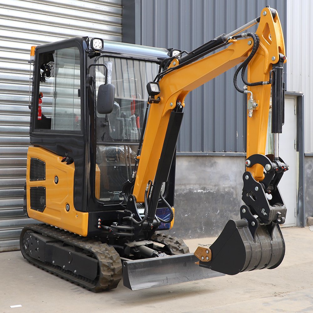Professional Manufacturer Supply High Quality 2 Tons Compact Multi-Functional Excavator Cheap Price with Cabin
