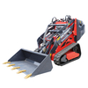 Electric Hydraulic Track Dumper Mini Skid Steer Loader with EPA CE