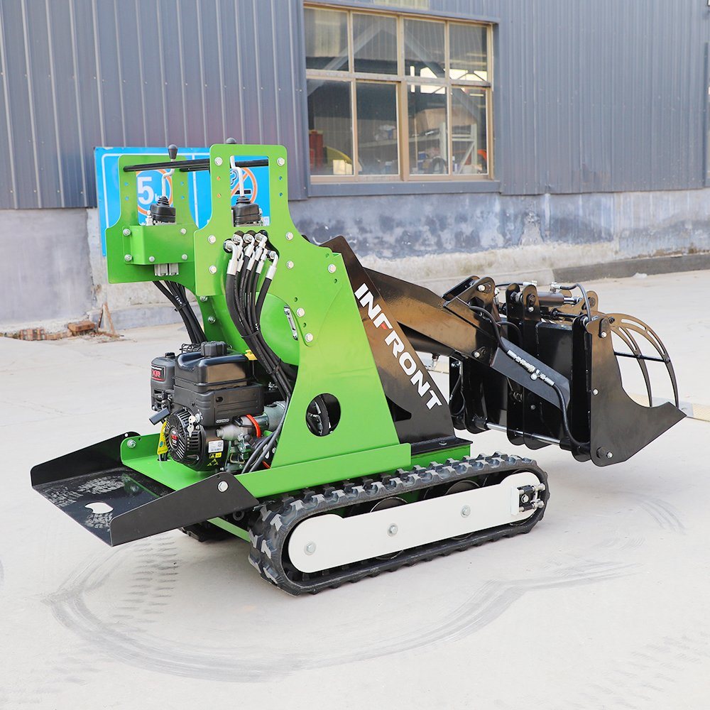 Free Shipping Cheap EPA Engine Wheel Loader Diesel Mini Skid Steer Track Loader with Track
