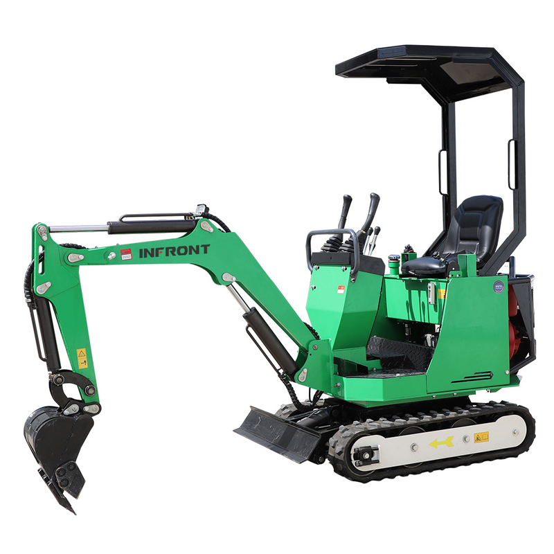 Chinese Brand CE EPA Eurov Approved Engine Stock Available Mini Digger 1 Ton Excavator Prices Attachments Optional 1000kg