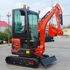 Free Shipping Mini Digger China Cheap Compact Mini Excavators 1 Ton 2 Ton 3.5 Ton Excavator Prices