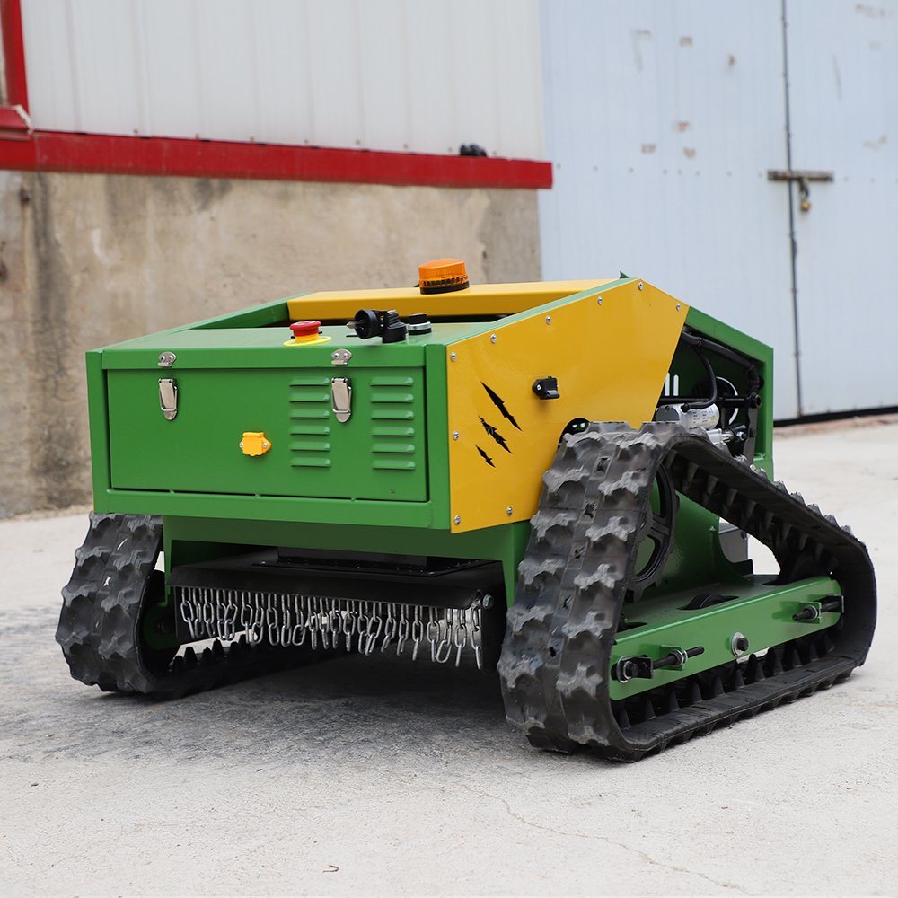 20 Inches 500 mm Grass Trimming Remote Control Lawn Mower Loncin Engine