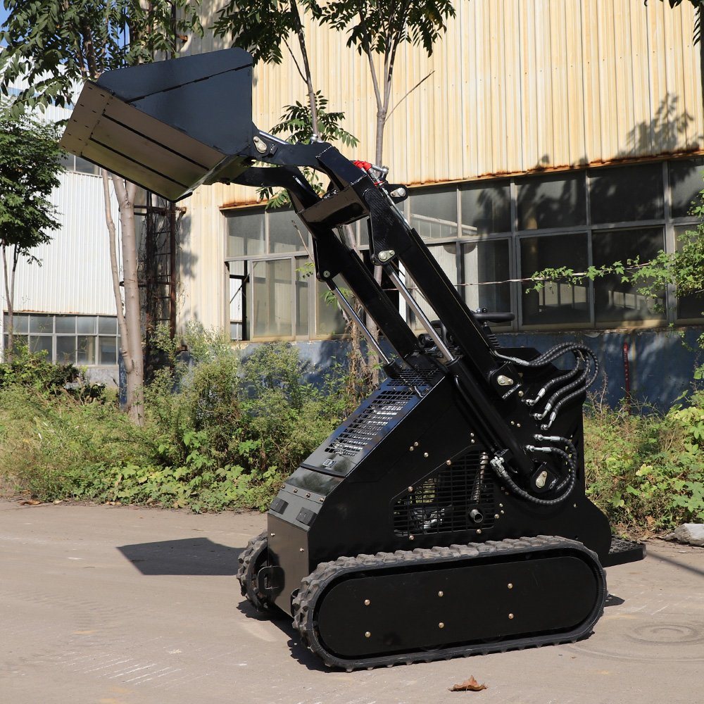 Small Mini Diesel 1 Ton Wheel Crawler Skid Steer Loader Used Loaders