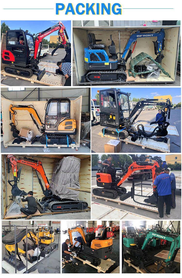 China Mini Excavator 1 Ton 1.5 Ton 2 Ton Excavator for Sale