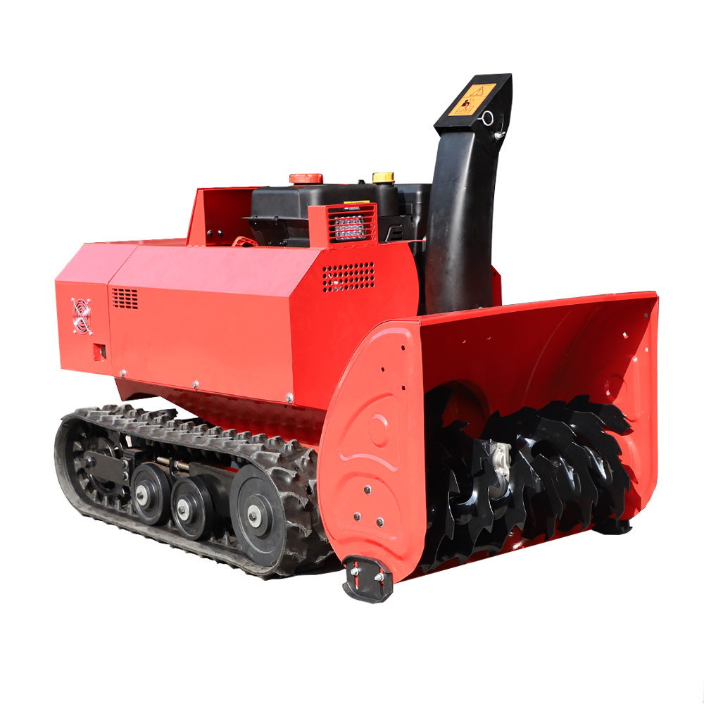 Winter Snow Cleaning Machine Tracked Remote Control Snow Blower